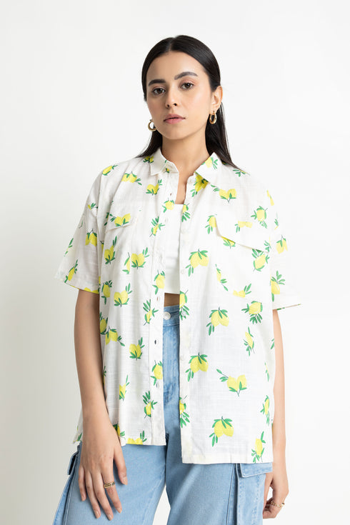 Oversized Lemon Shirt